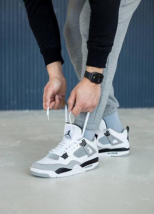 Мужские кроссовки jordan retro 4 «military»