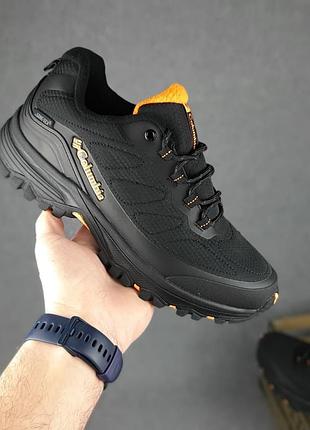 Columbia gore-tex чёрные с оранжевым