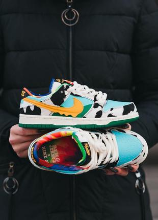 Кроссовки nike sb dunk low x ben &amp; jerry’s5 фото