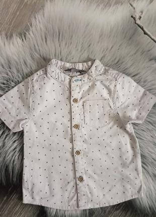 Рубашка, тенниска primark 6-9мес