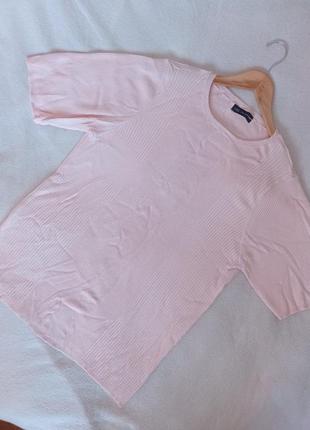 Стильная нежно-розовая кофта реглан блуза2 фото