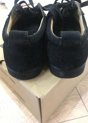 Черные замшевые туфли3 фото
