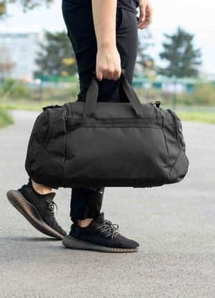 Мужская спортивная сумка дорожная  puma ta черная для поездок и тренировок вместительная на 36 литра2 фото