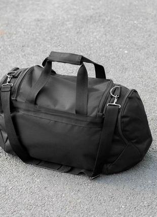 Мужская спортивная сумка дорожная  puma ta черная для поездок и тренировок вместительная на 36 литра7 фото