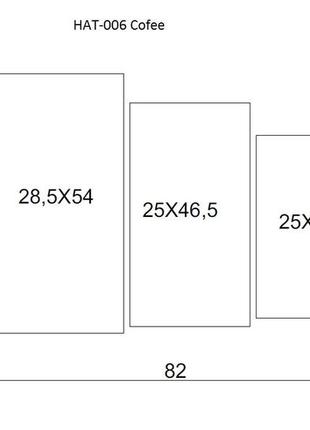 Модульна картина на полотні з 3-х частин "кава"2 фото