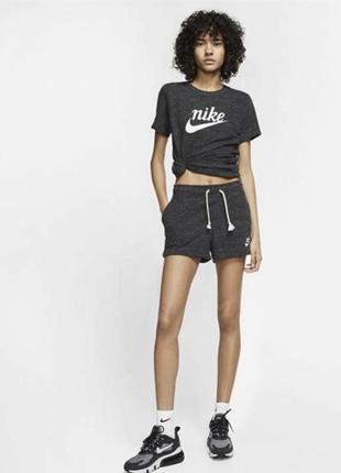 Шорти nike sportswear gym vintage black7 фото