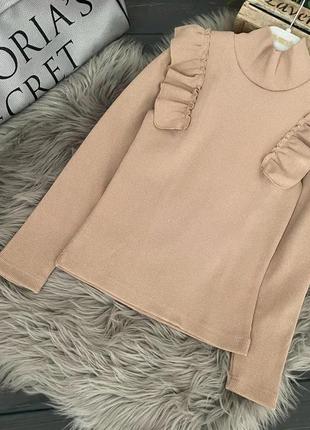 Гольф "волан" черный