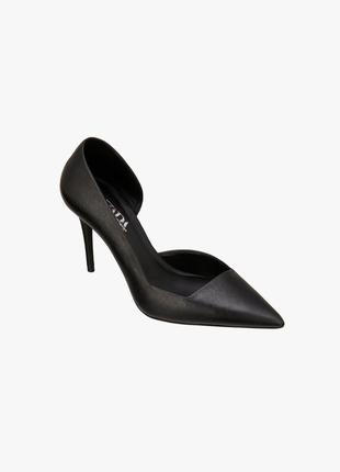 Zara чорні класичні туфлі-лодочки, 39