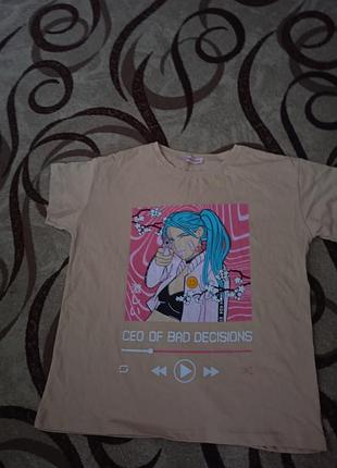 Футболка oversize