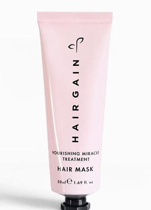 Hair gain nourishing miracle treatment mask живильна маска для волосся 50 ml