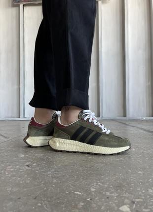 Кросівки adidas retropy e5 olive6 фото