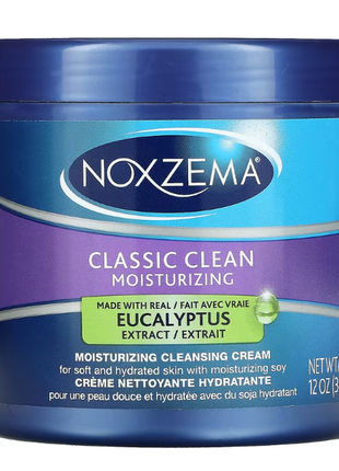 Noxzema, classic clean, moisturizing cleansing cream, eucalyptus, 12 oz (340 g)