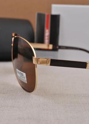Фирменные солнцезащитные мужские очки matrix polarized mt8480 капля авиатор6 фото