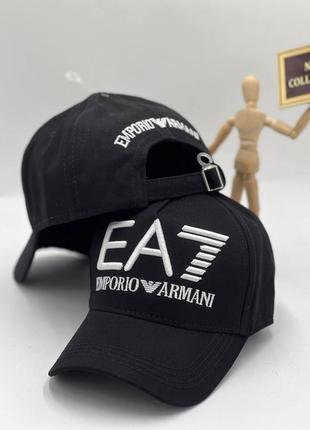 Чоловіча кепка armani ea7 чорна