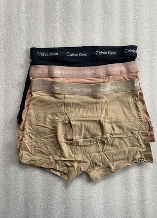 Нижнее белье для мужчин трусы calvin klein trunk набор 3 шт размер m10 фото