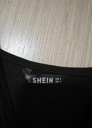 Хлопковое мини платье с бабочкой shein 5