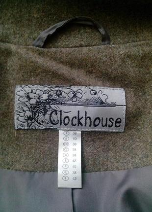 Стильное теплое пальто косуха clockhouse7 фото