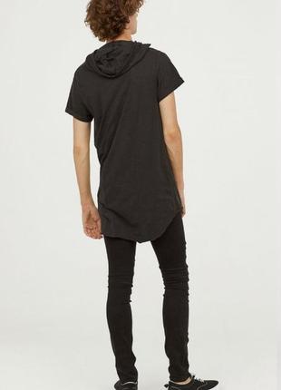 Скінні h&m 34 чорні у байкерському стилі