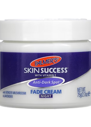 Palmers, skin success with vitamin e, крем против темных пятен, ночной, 2,7 унции (75 г)1 фото