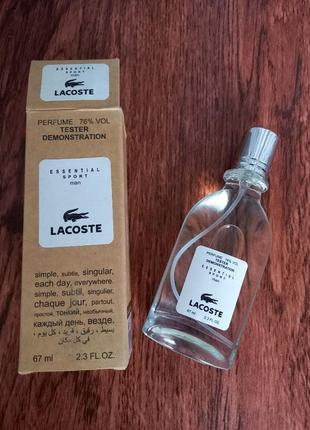 Парфюм мужской lacoste essential sport, 67 мл