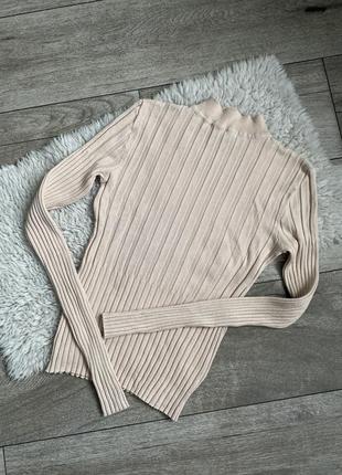 Водолазка в рубчик