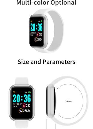 Смарт годинник smart watch 6 кольорів7 фото
