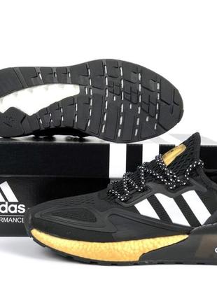 Чоловічі легкі кросівки в сітку adidas zx 2k boost 2.0🆕 кросівки адідас спортивного стилю / демісезонні спортивні кросівки4 фото