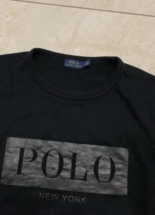 Свитер джемпер свитшот polo ralph lauren черный4 фото