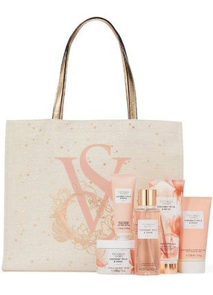 Подарунковий набір the calm ritual kit coconut milk & rose victoria's secret