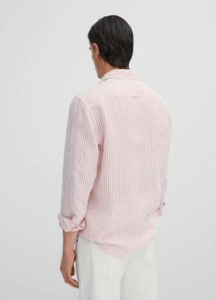 Сорочка лляна (рубашка льняная) massimo dutti 4