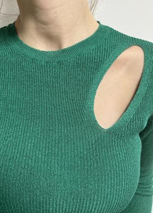 Зеленый гольф водолазка3 фото
