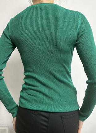 Зеленый гольф водолазка4 фото
