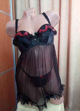 Эротический пеньюар с колокольчиками