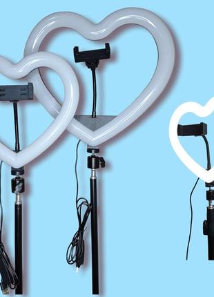 Кільцева лампа 33 см+ штатив