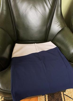 Классическая двухцветная юбка от4 фото