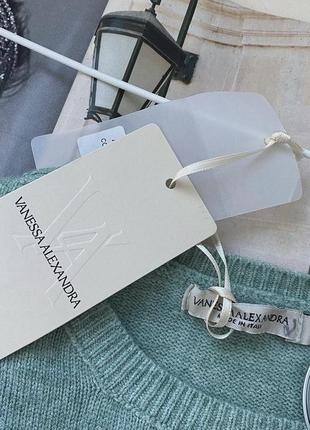 Натуральный свитерик итальянского дорогого бренда vanessa alexandra🤍новый, с биркой!4 фото
