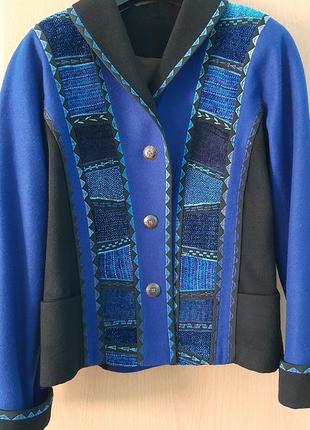 Ексклюзивний дизайнерський вовняний жакет