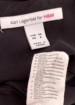 100% шовк  шовкова сукня karl lagerfeld for h&m9 фото
