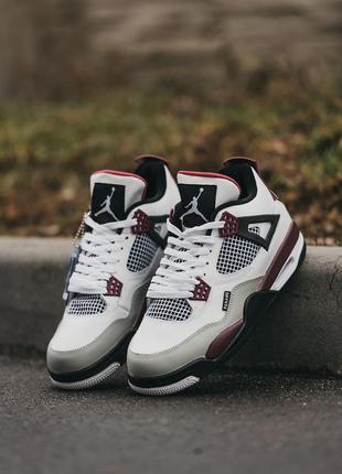 Мужские кроссовки nike air jordan 4 retro psg 41-42-43-44-45