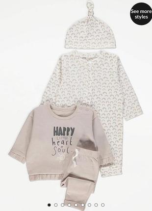 Комплект george, размер 3-6 мес., новый