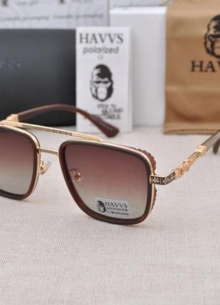 Фирменные солнцезащитные очки  havvs polarized hv68047 с шорой1 фото