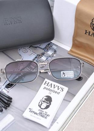 Фірмові сонцезахисні вузькі окуляри havvs polarized hv68040