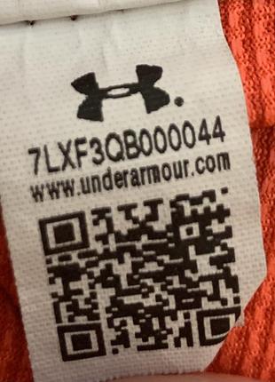 Спортивна футболка under armour чоловіча коралова6 фото