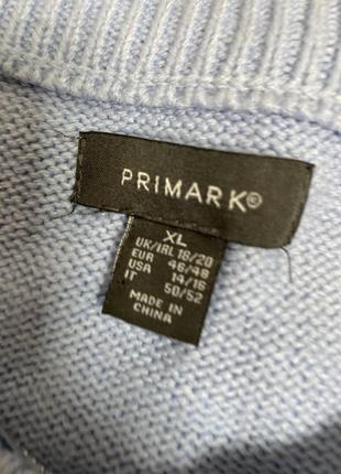 Новогодний свитер джемпер с снеговиком большого размера primark 54-56р4 фото