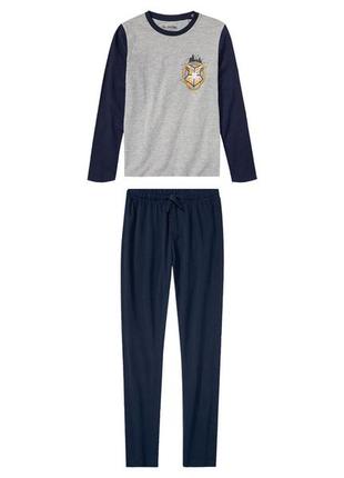 Стильный хлопковый домашний комплект пижама для дома и сна harry potter гриффиндор2 фото