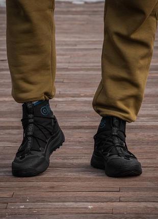 Кроссовки nike acg terra antarktik all black3 фото