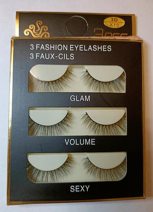 Накладні вії 3d*15