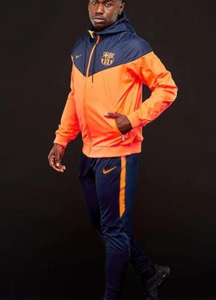 Куртка nike fc barcelona windrunner original идеальное состояние