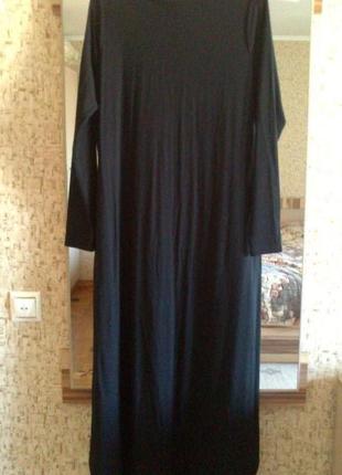 40-42р. трикотажное платье-халат с асимметричным подолом asos, вискоза4 фото