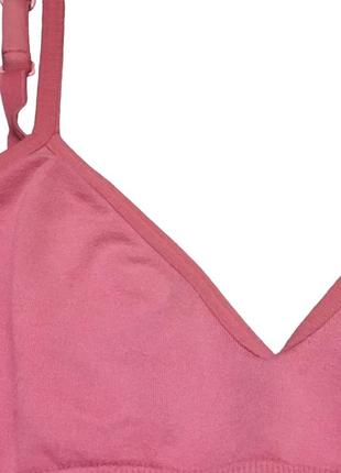 Juicy couture джуси кутюр винтажный розовый бюстгальтер бра бюст спортивный топ6 фото